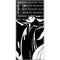 Disney Villains Maleficent Black and White Galaxy Note 10 Skin